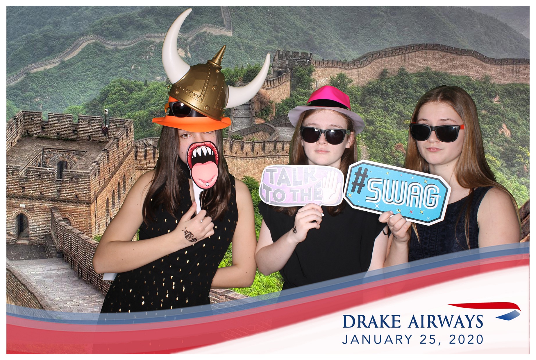 Drake Airways | View more photos from the event at gallery.photoboothcincy.com/u/PhotoBoothCincy/Drake-Airways